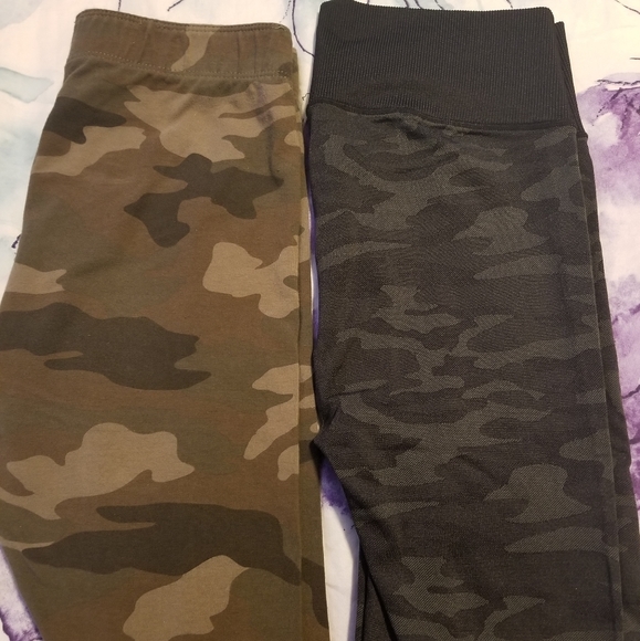 Garage Pants - 2 pair bundle Camo Leggings High Rise